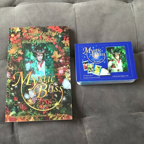 Mystic Bliss Empowerment Oracle Cards RARE 2014 Colette Mesdag - Picture 1 of 10
